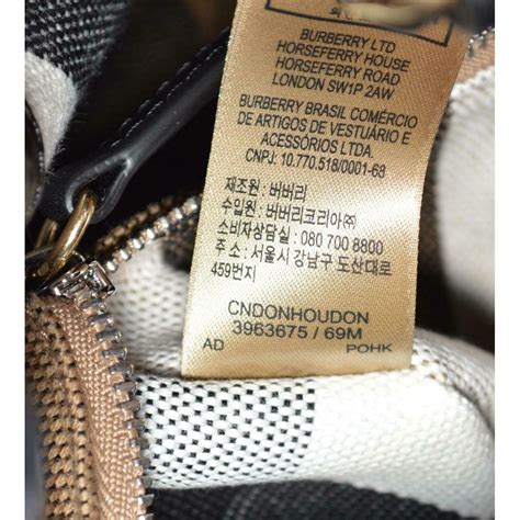 do fake burberry bags have serial numbers